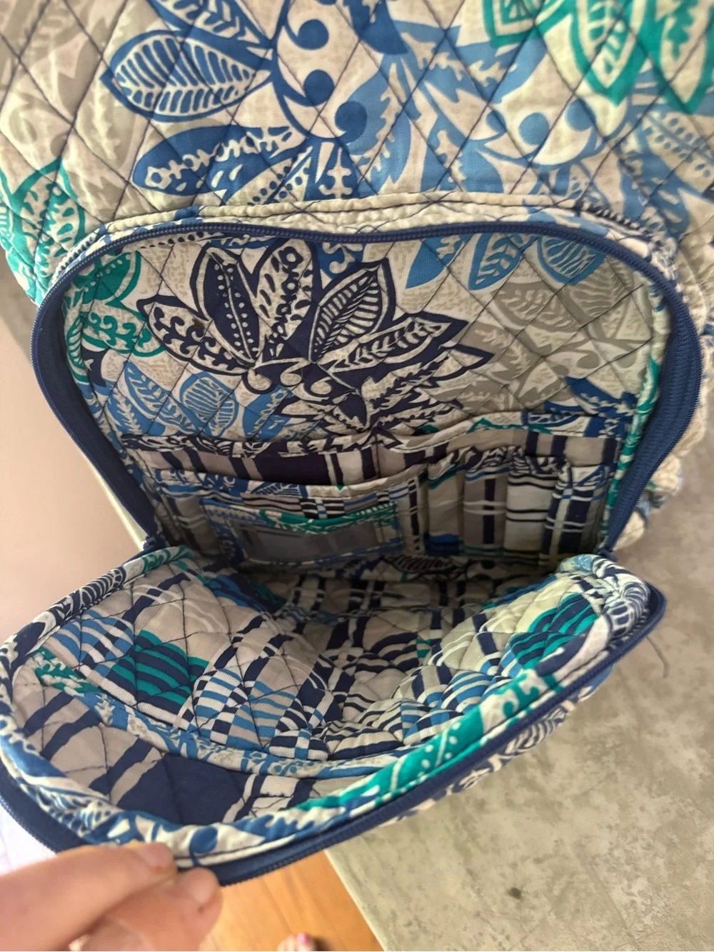 Vera Bradley Campus Tech Backpack Santiago 18198-G57 Retired